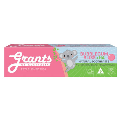 Grants - Bubblegum Bliss + HA Kids Toothpaste 75g