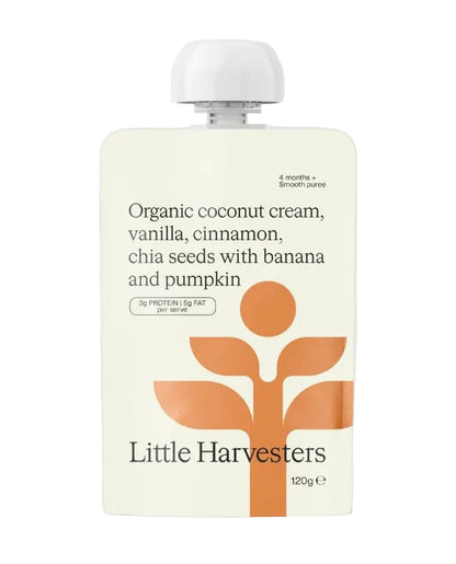 Little Harvesters - Puree Pouch - Coconut Chia Cinnamon 120g