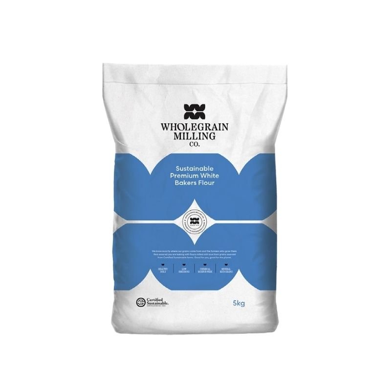 Wholegrain Milling Co - Sustainable Premium White Bakers Flour 5kg