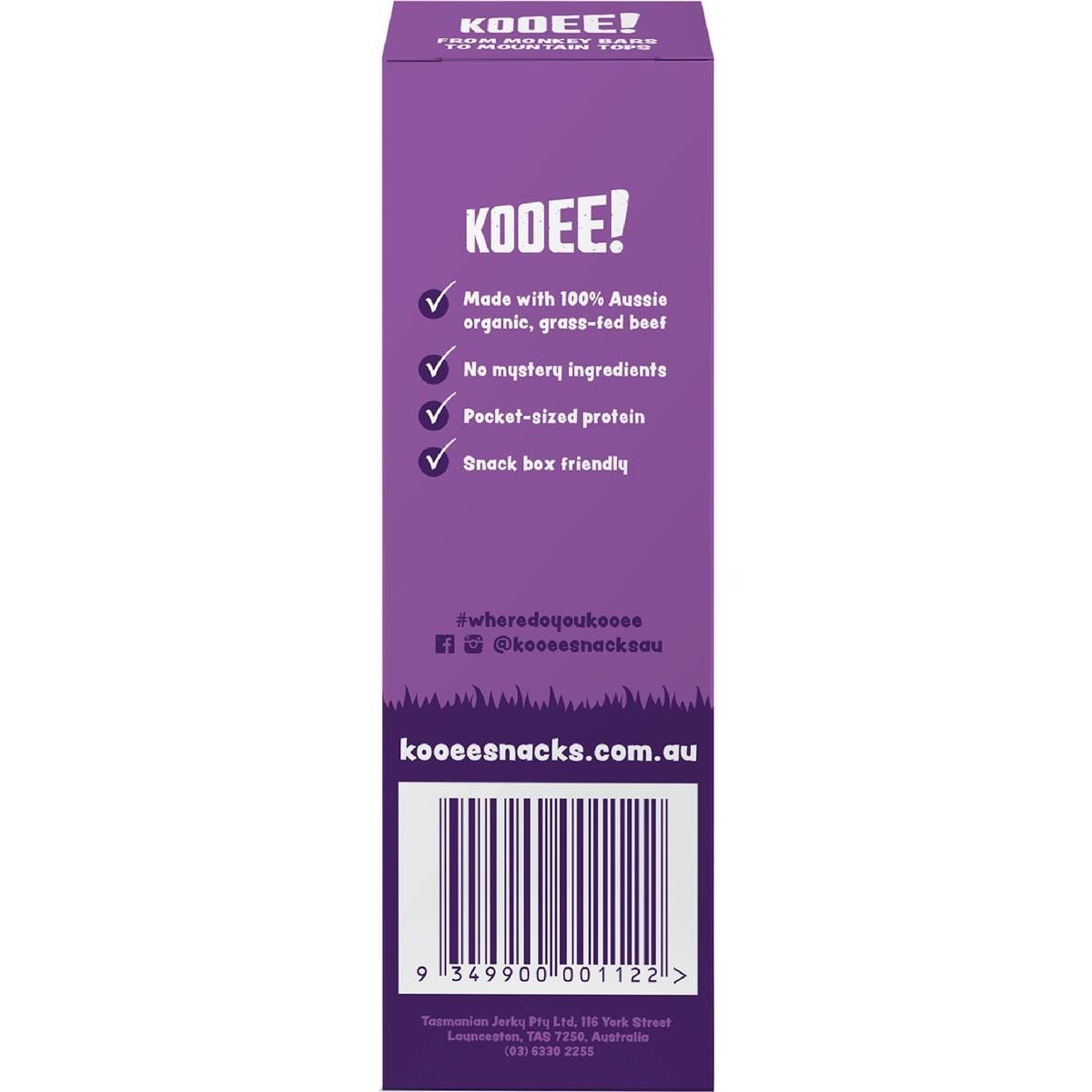 Kooee - Organic Beef Mini Snack Sticks Pizza 5 Pack 60g