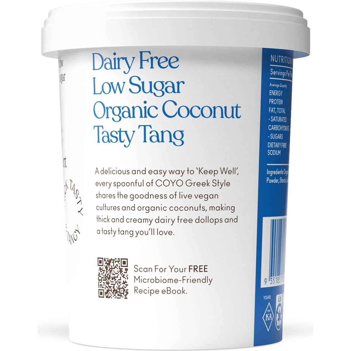 Coyo - Greek Style Coconut Yoghurt 500g