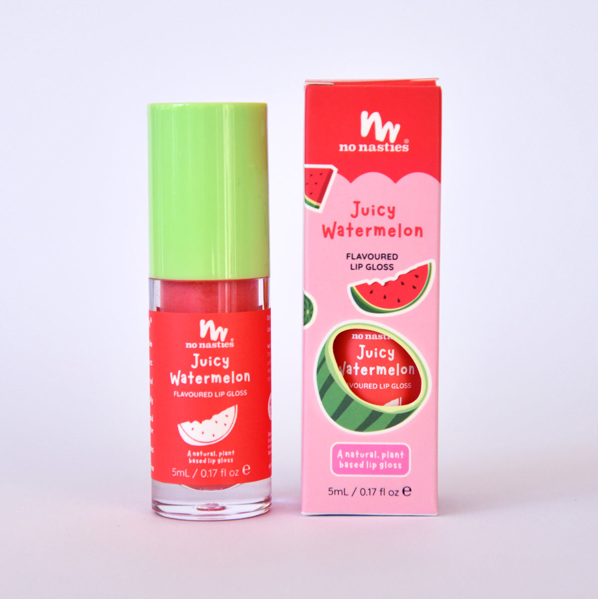 No Nasties - Kids Lip Gloss Juicy Watermelon 5ml