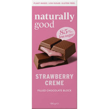 Naturally Good - Filled Chocolate Block Strawberry Creme 100g