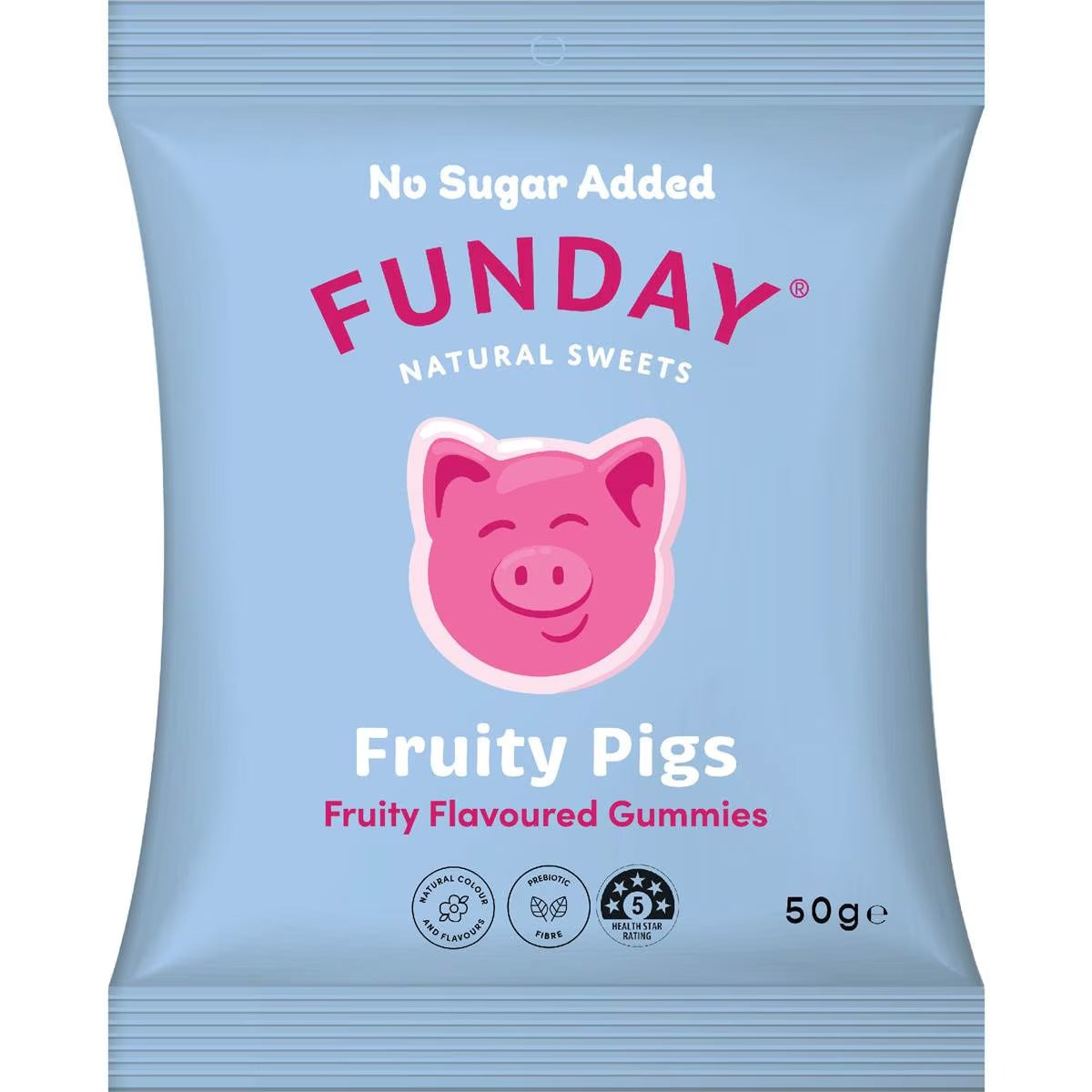 Funday Natural Sweets - Fruity Pigs 50g