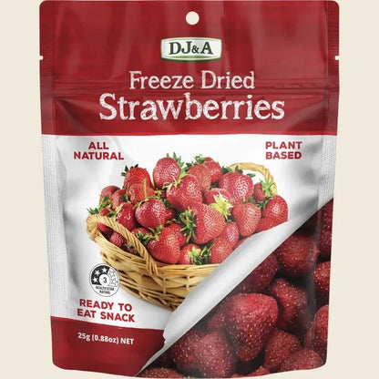 DJ&A - Freeze Dried Strawberries 25g
