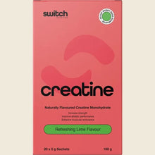 Switch Nutrition - Creatine Monohydrate Sachets Refreshing Lime 20x5g 100g
