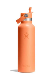 Hydro Flask - Standard Flex Straw Cap Colour: Nectar Orange 21oz