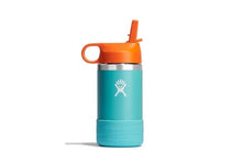 Hydro Flask - Kids Wide Mouth Straw Cap And Boot Colour: Seaspray Green 12oz
