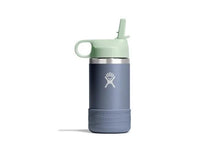 Hydro Flask - Kids Wide Mouth Straw Cap And Boot Colour: Koala Grey 12oz