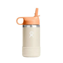 Hydro Flask - Kids Wide Mouth Straw Cap And Boot Colour: Coconut Beige 12oz