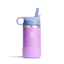 Hydro Flask - Kids Wide Mouth Straw Cap And Boot Colour: Anemone Purple 12oz