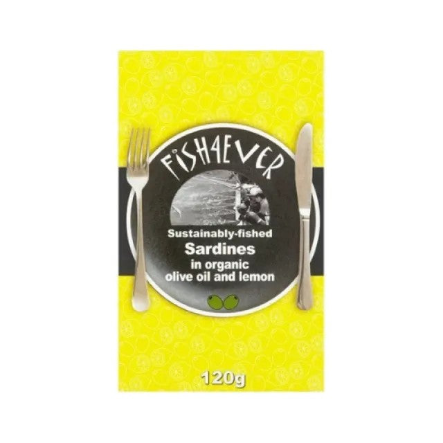 Fish 4 Ever - Sardines in Olive Oil & Lemon 120g