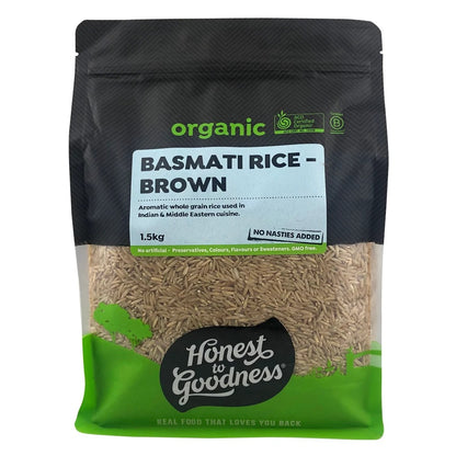 Honest to Goodness - Organic Brown Basmati Rice 1.5kg