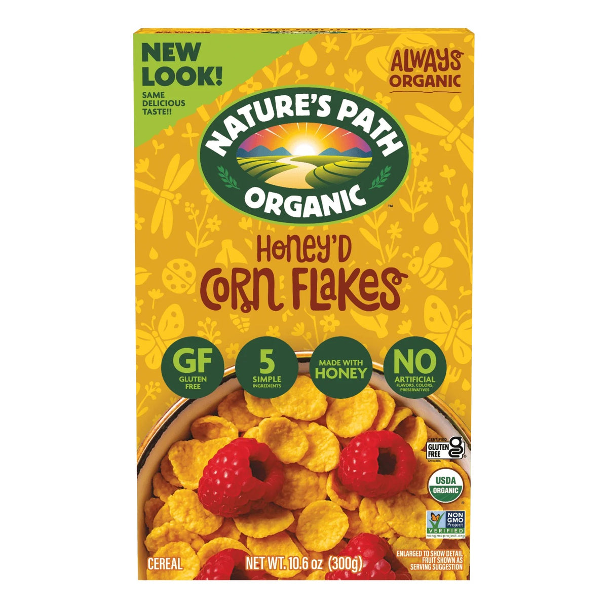 Nature's Path - Organic Honey'd Corn Flakes 300g