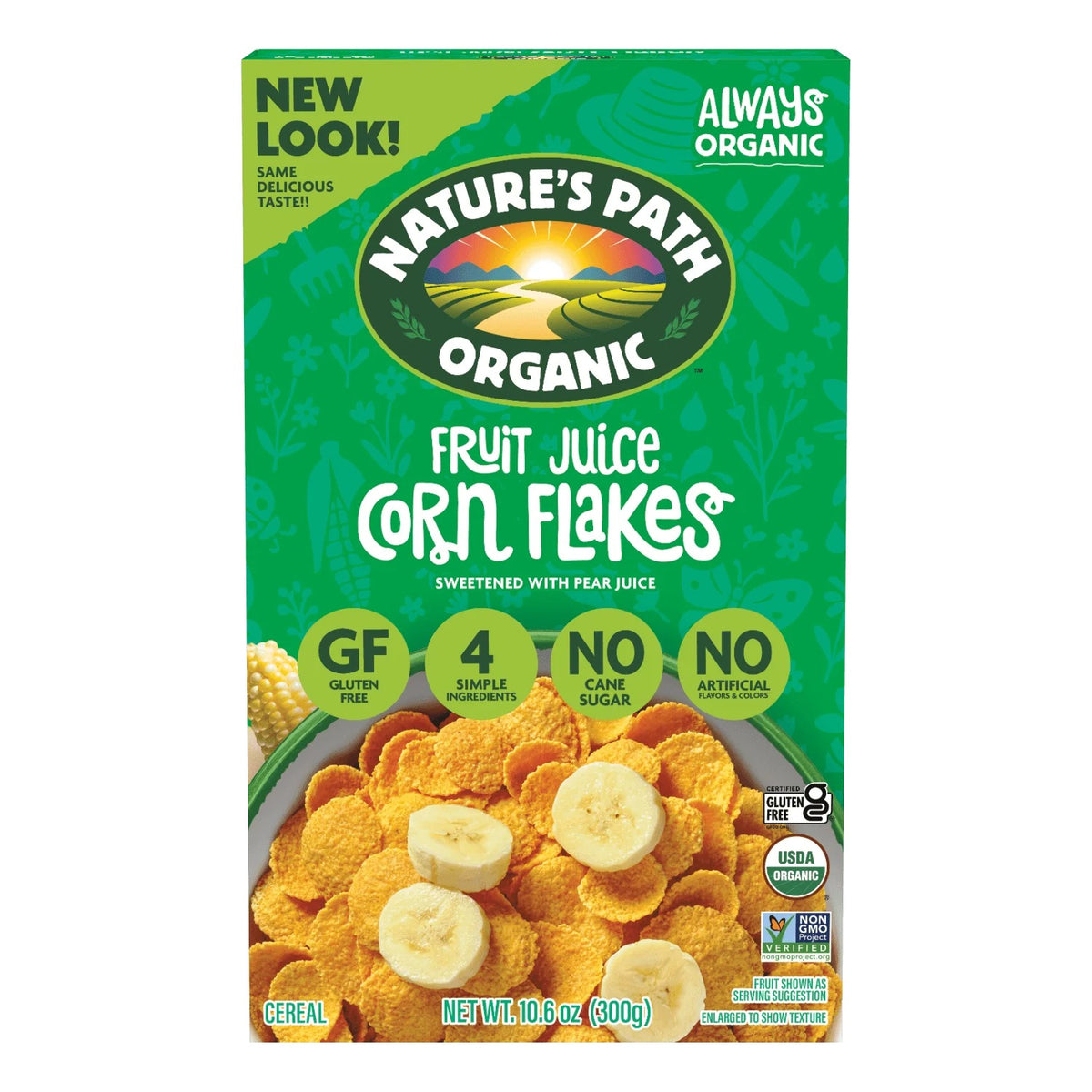 Nature's Path - Organic Fruit Juice Sweetened Corn Flakes 300g