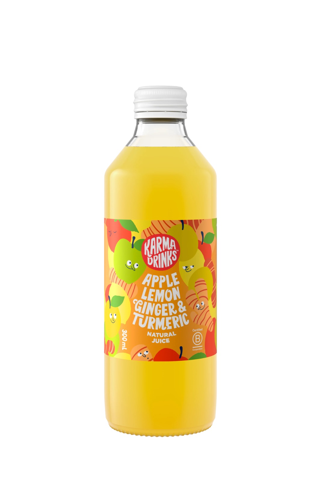 Karma Drinks - Apple, Lemon, Ginger & Turmeric Juice 300ml
