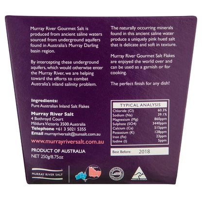 Murray River Gourmet - Naturally Pink Salt Flakes 250g