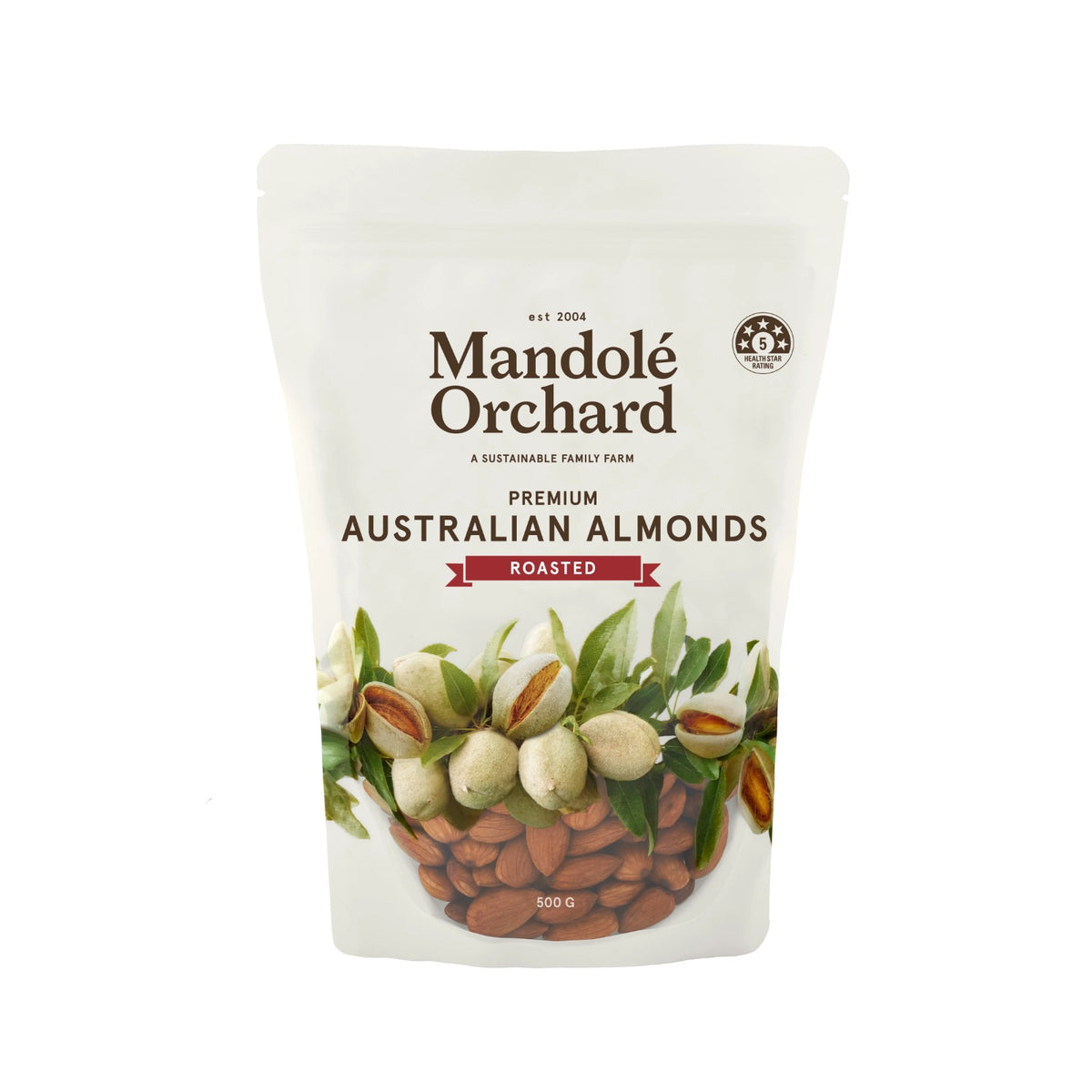 Mandole Orchard - Roasted Australian Almonds 500g