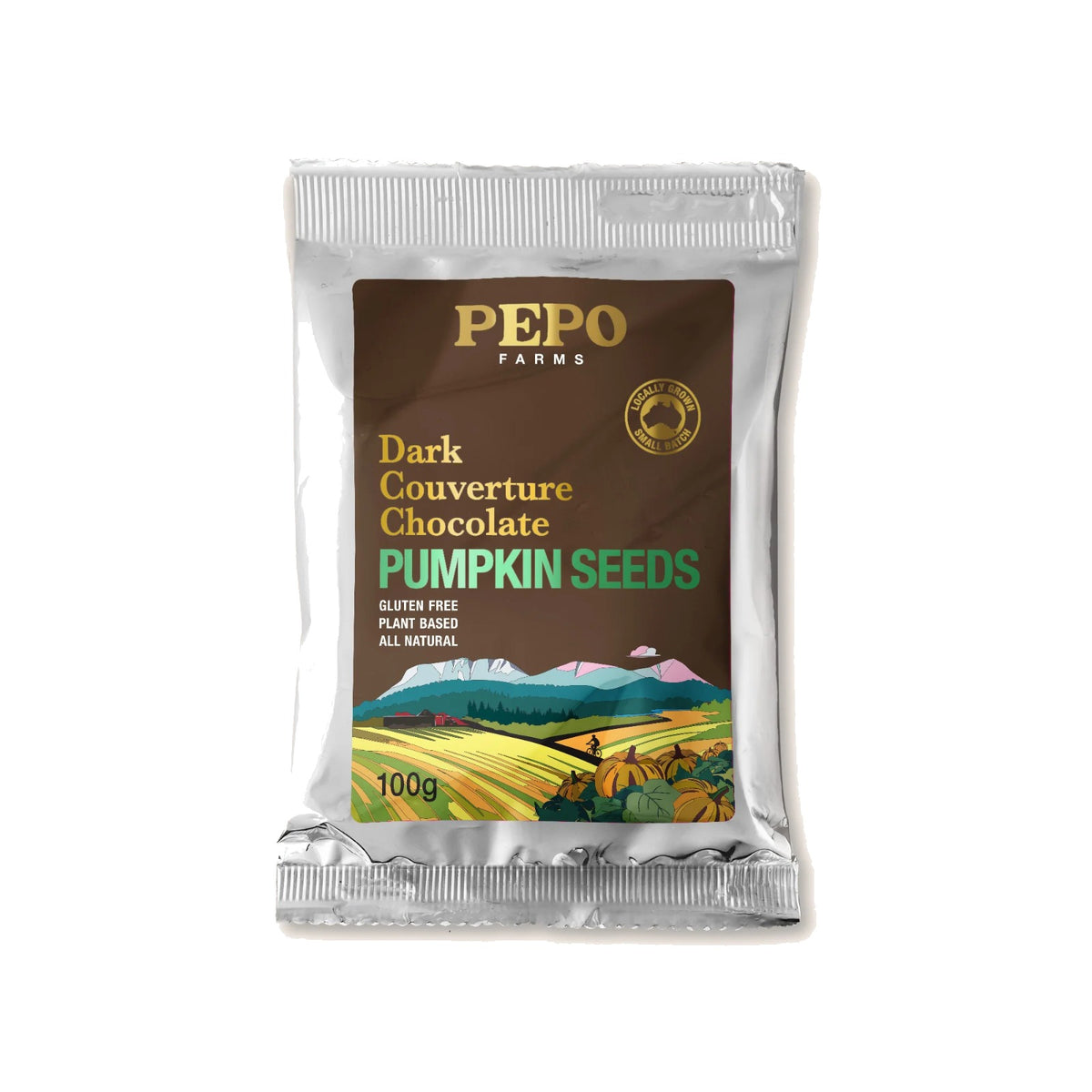 Australian Pumpkin Seeds - Dark Chocolate Pumpkin Seeds 100g