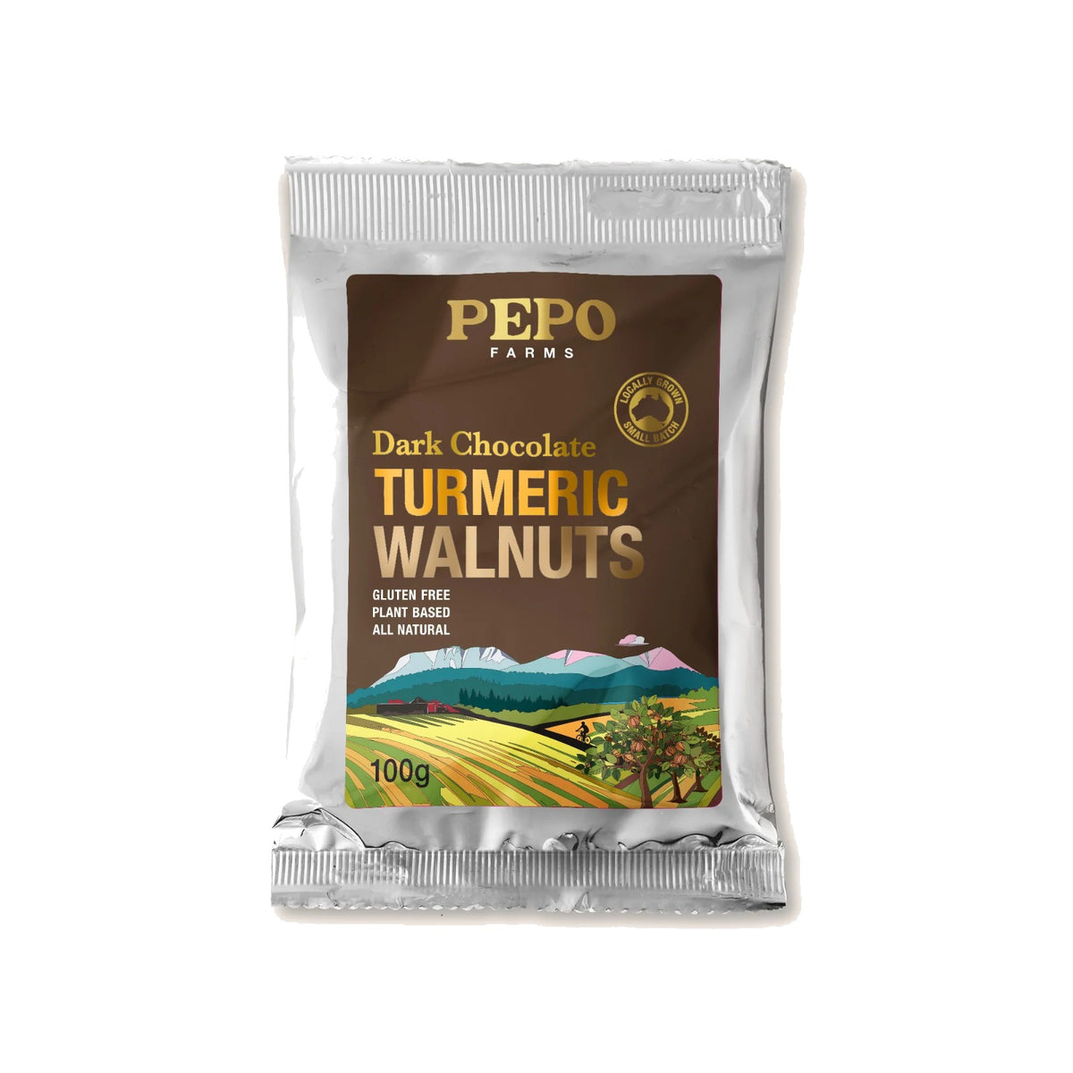 Artisan Mill - Dark Chocolate Turmeric Walnuts 100g