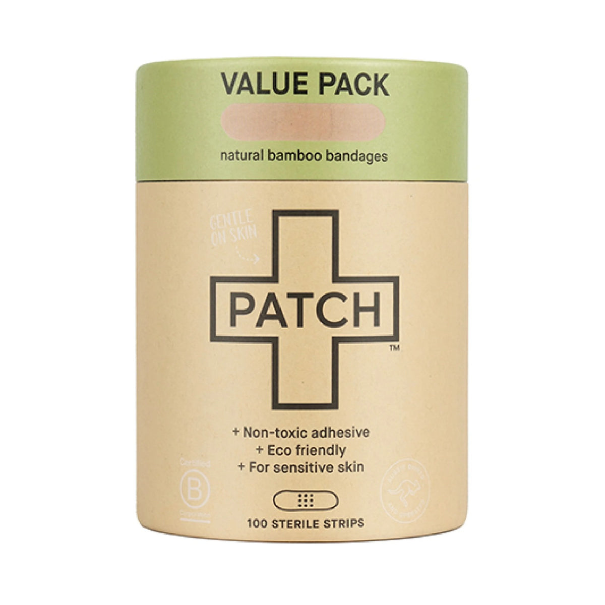 Patch - Natural Bamboo Bandages Value Pack 100pk