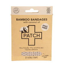Patch - Kids Coconut Panda Bamboo Strips 20pk