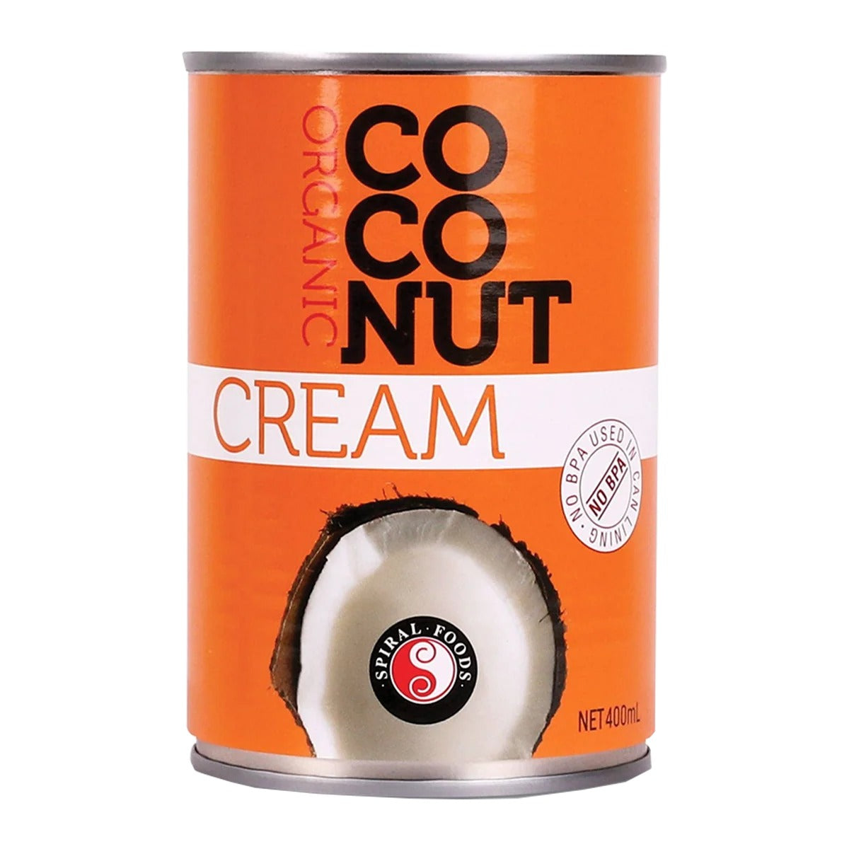 Spiral Foods - Organic Coconut Cream 400ml
