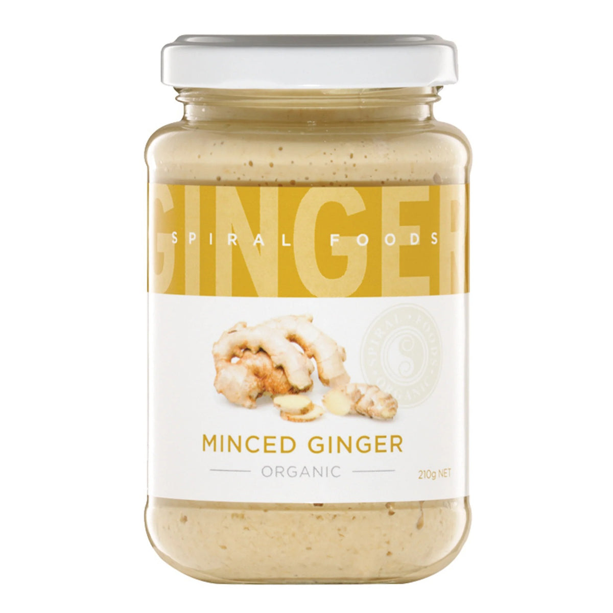 Spiral Foods - Organic Minced Ginger 210g