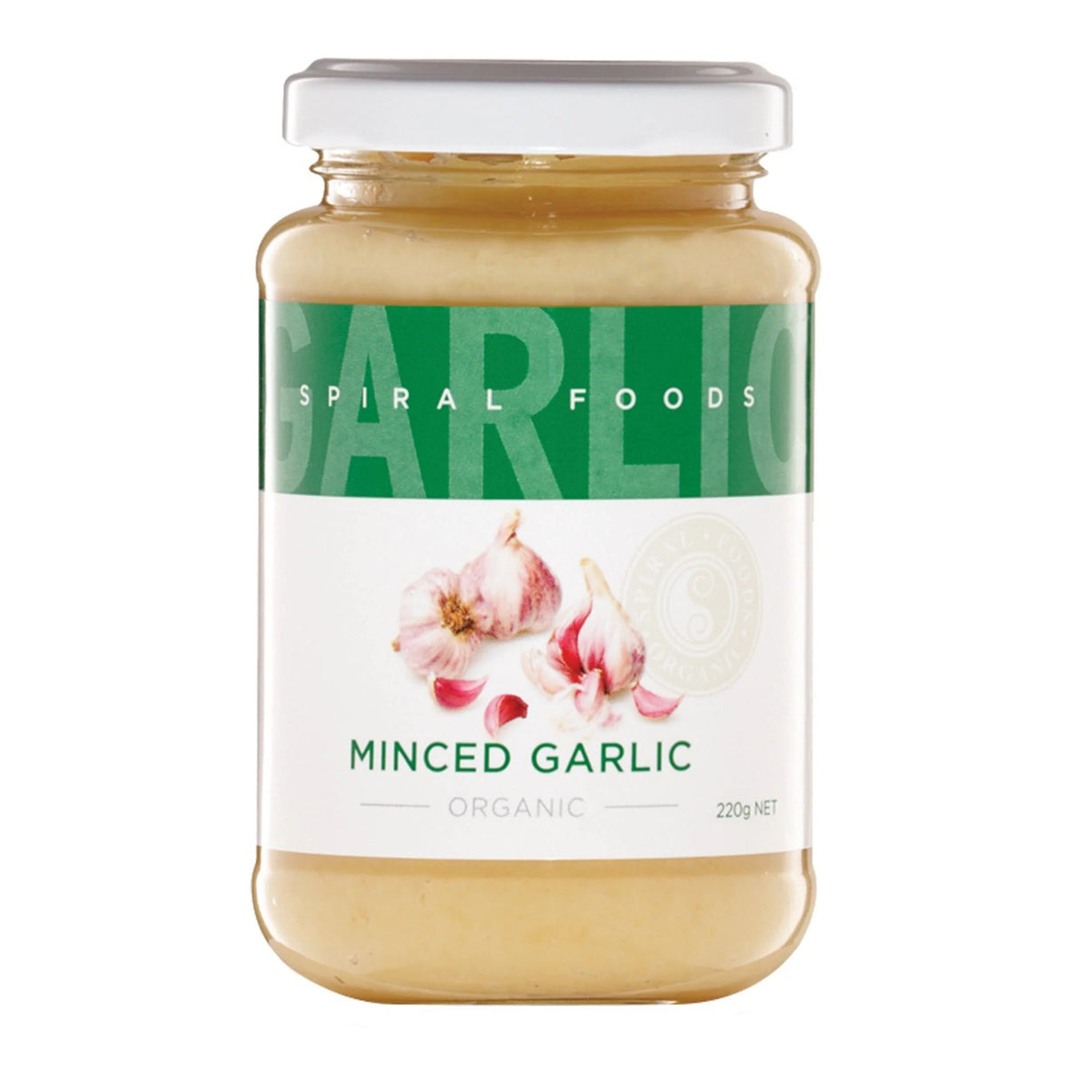 Spiral - Organic Minced Garlic 220g