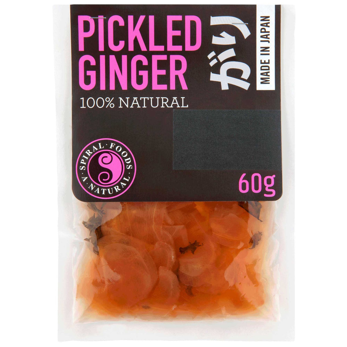 Spiral Foods - Pickled Ginger 60g