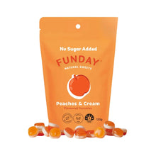 Funday Natural Sweets - Share Bag Peaches & Cream 120g