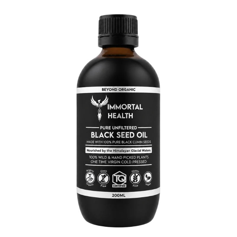 Immortal Health - Unfiltered Black Seed Oil 200ml