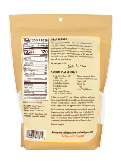 Bob's Red Mill - Whole Grain Oat Flour 567g
