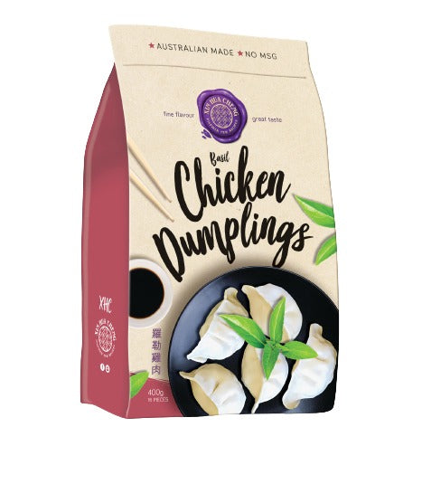 XHC - Basil Chicken Dumplings 400g