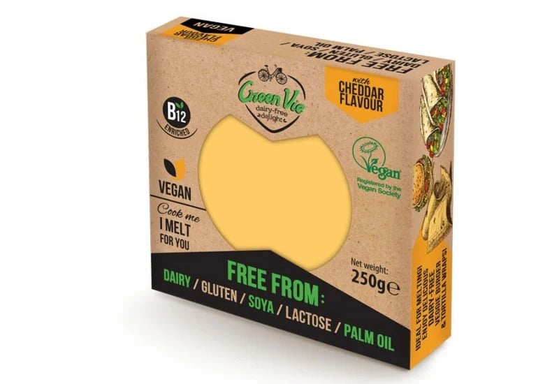 Green Vie - Vegan Cheddar Flavour Block 250g
