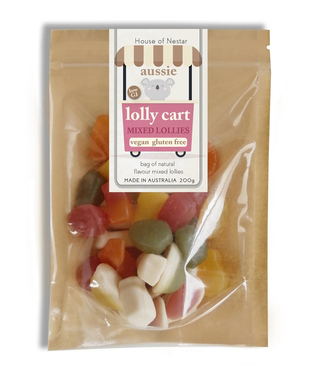 House Of Nestar - Lolly Cart Vegan Mixed Lollies 200g