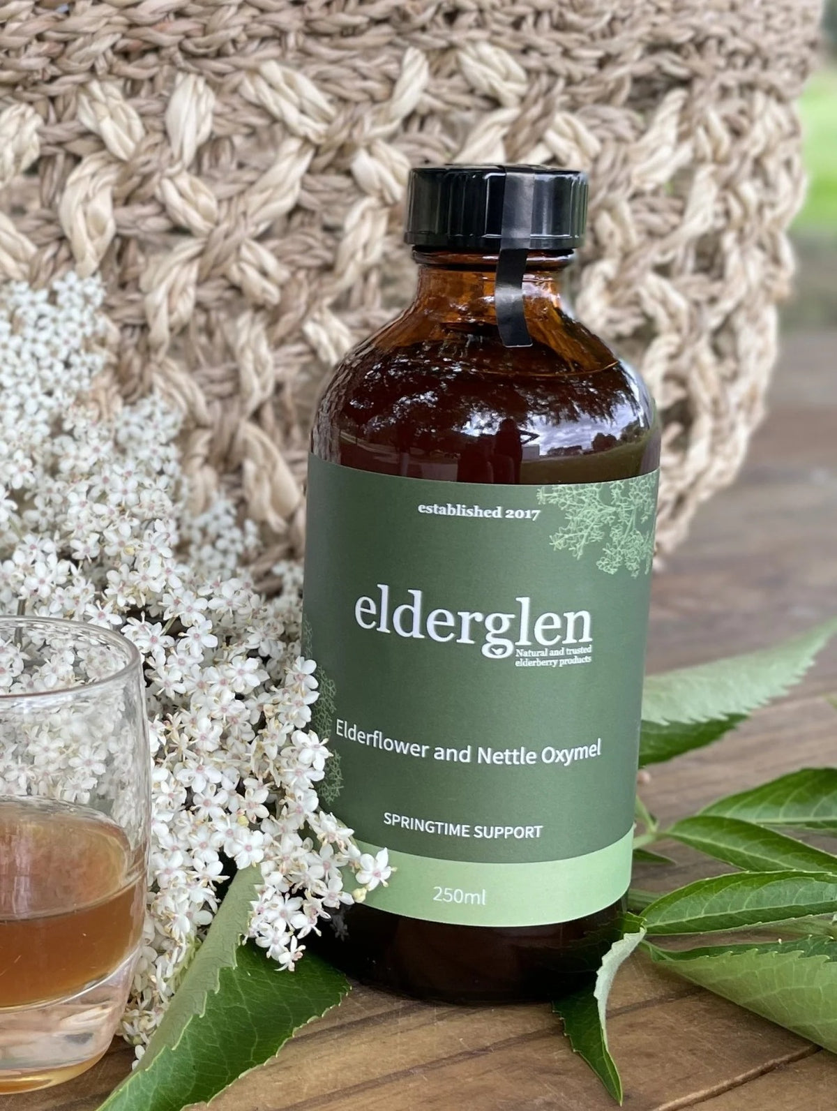 Elderglen - Elderflower & Nettle Oxymel 250ml