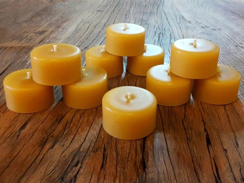 The Kind Candle Company - Beeswax Tealight Candles 10pk