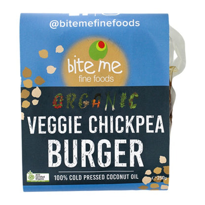 Bite Me - Organic Veggie Chickpea Burger 250g